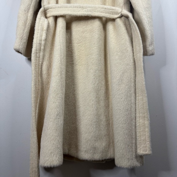 Rawley International Vintage Made in England 100% Mohair Trench Coat Medium - Picture 12 of 16